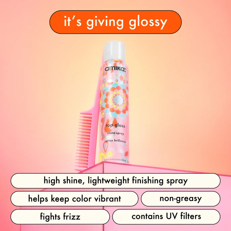 Amika Top Gloss Hair Shine Spray