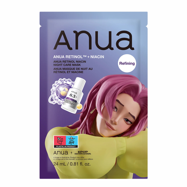 Anua K-Pop Demon Hunters Retinol Niacin Night Care Mask Romance Saja