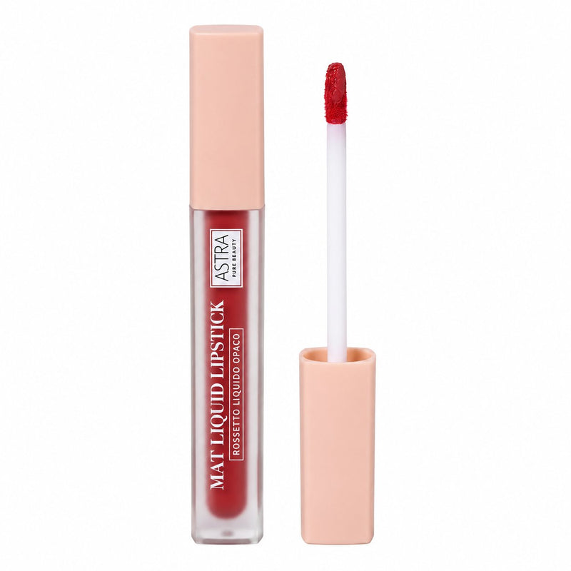 Astra Make Up Pure Beauty Mat Liquid Lipstick Poppy, vloeibare lipstick met matte finish