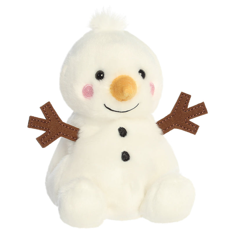 Aurora World New Twig Snowman, zachte knuffel van 13 cm, foto 2 van 4