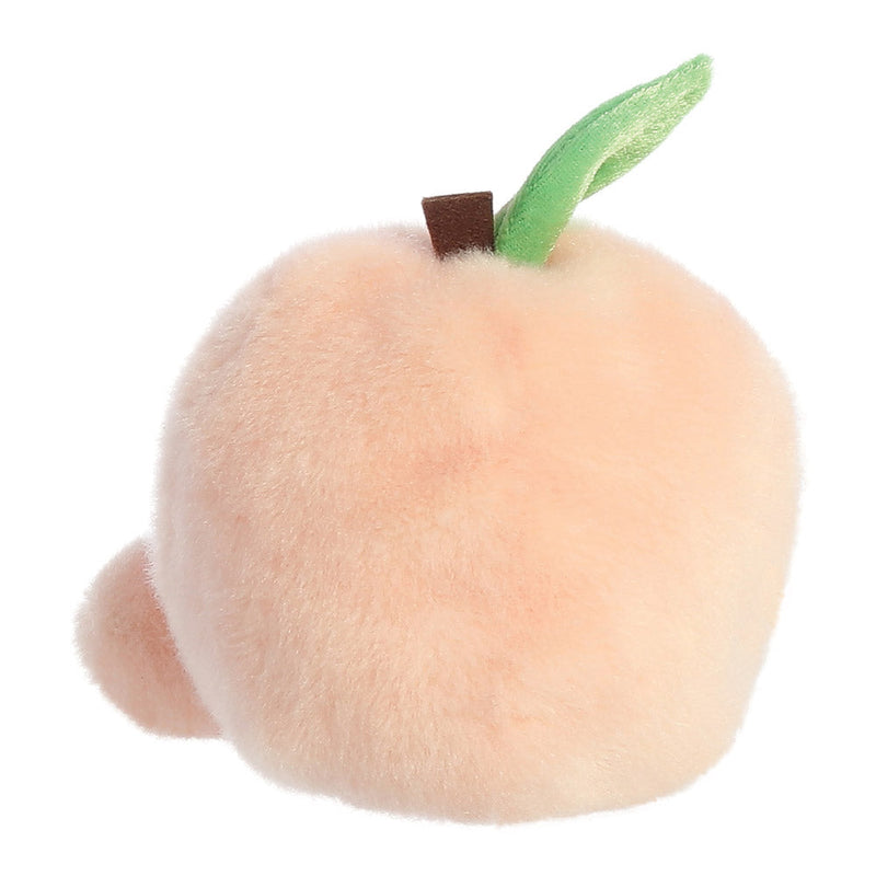 Aurora World Palm Pals Mellow Peach, zachte perzik knuffel van 13 cm, foto 4 van 6