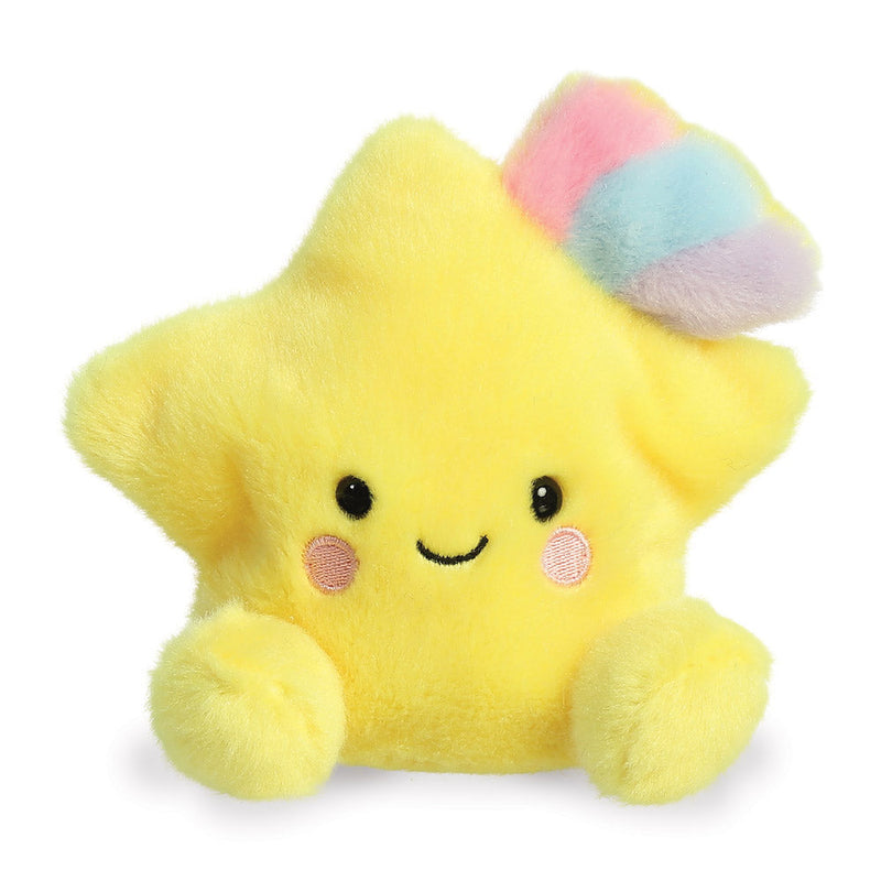 Aurora World Palm Pals Pisces Star, zachte gele pluche knuffel van 11 cm