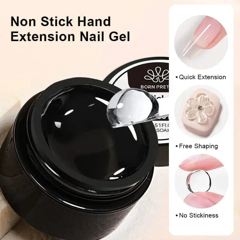Born Pretty Pure Color & Glitter Non Stick Hand Extension Gel NEG25