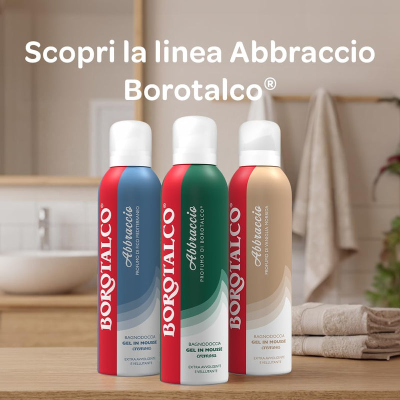 Borotalco Shower Gel Mousse Embrace Soft Vanilla
