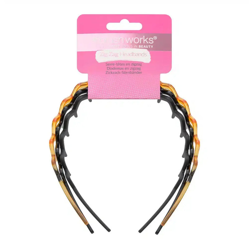 Brushworks Zig Zag Headband Set