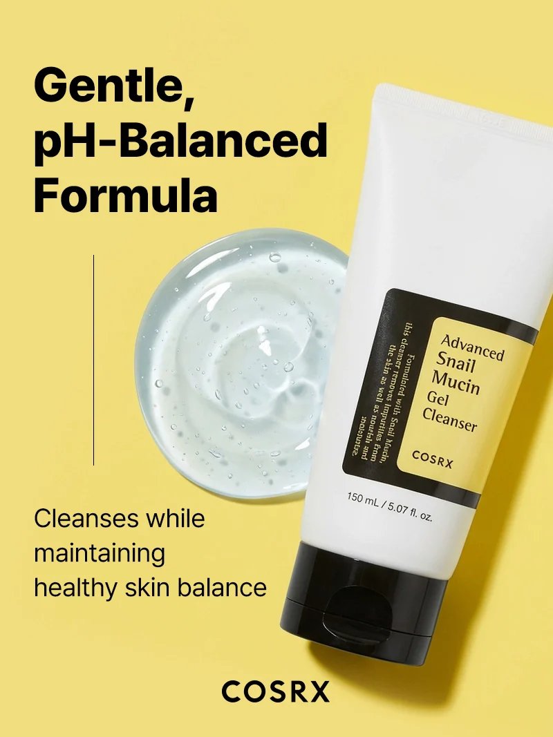 COSRX Advanced Snail Mucin Gel Cleanser 50 ml.