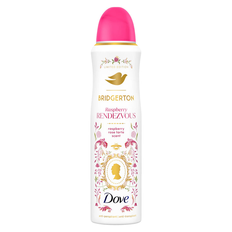 Dove X Bridgerton Raspberry Rendezvous Anti Perspirant Deodorant Spray