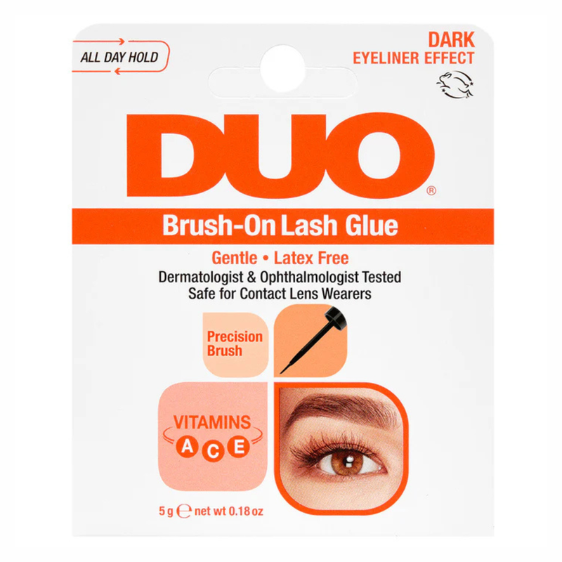 DUO Brush On Striplash Adhesive Dark with Vitamins