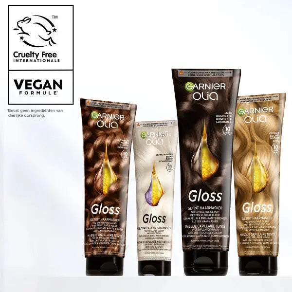 Garnier Olia Gloss Colored Hair Mask Smokey Brown