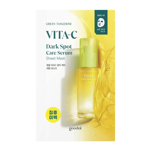 Goodal Green Tangerine Vita C Dark Spot Care Serum Sheet Mask