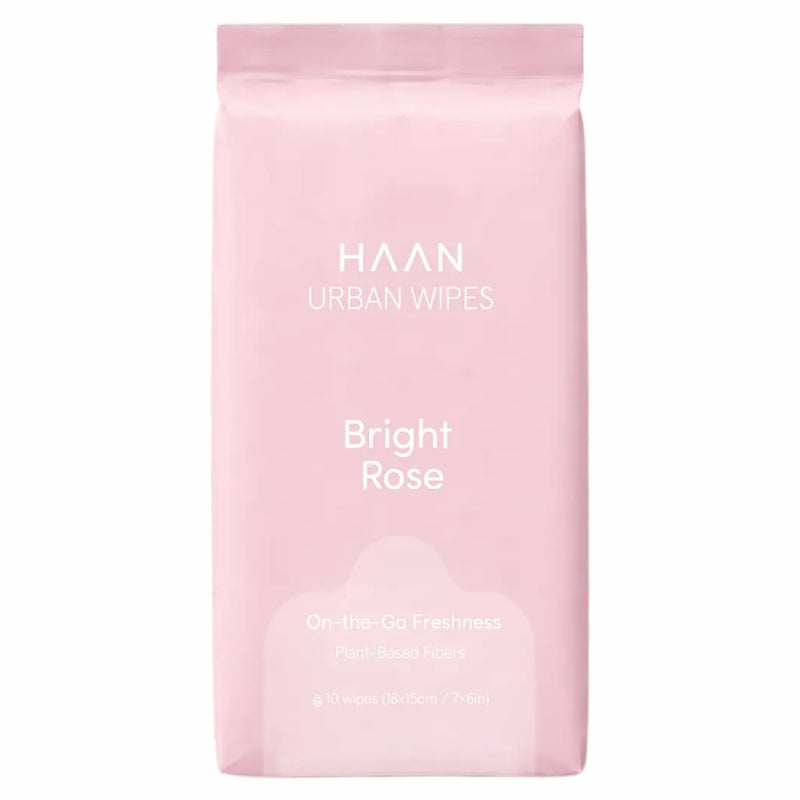 Haan Urban Wipes Bright Rose, handreinigingsdoekjes met bloemige geur