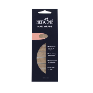 Nail Wraps Golden Glitter