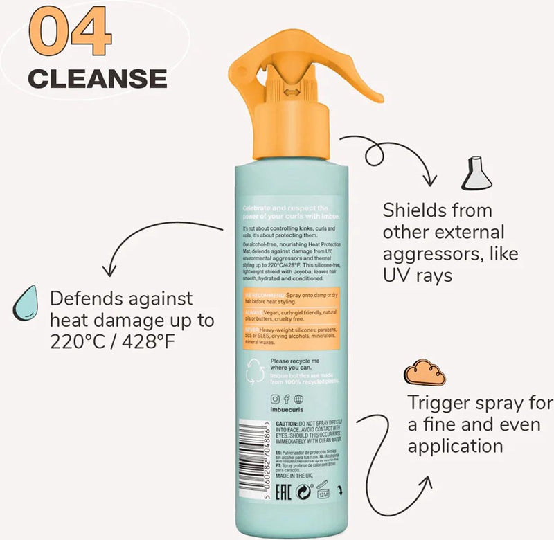 Imbue Curl Defending Heat Protection Mist