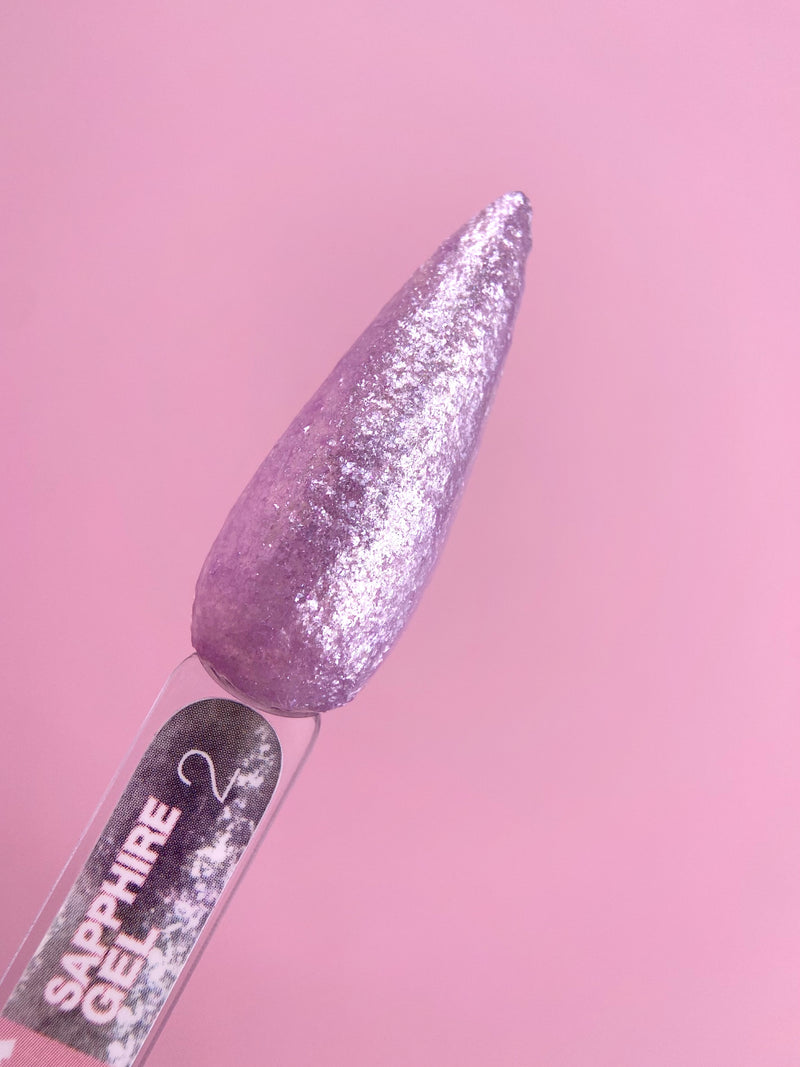 Lunamoon Sapphire Gel Nr2 glittergel