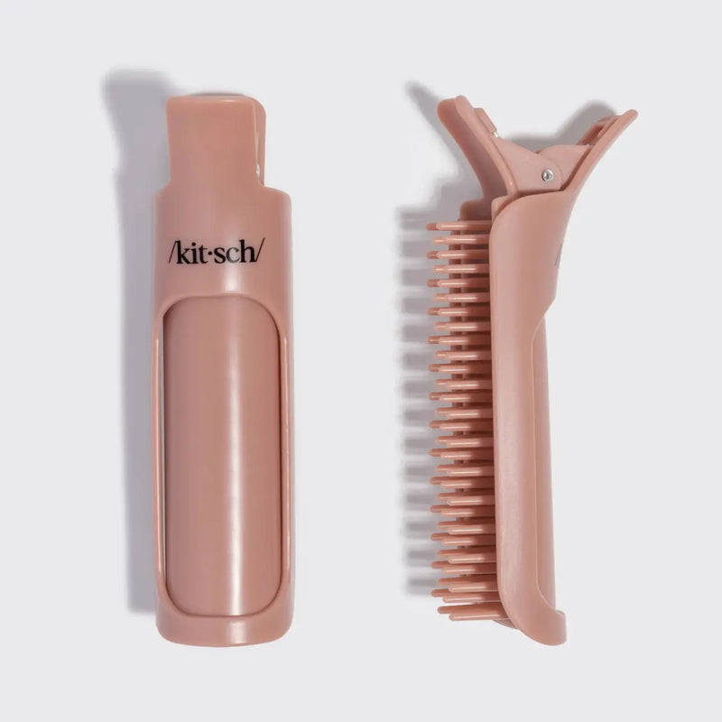 Kitsch Hair Volumizing Clip Set Terracotta