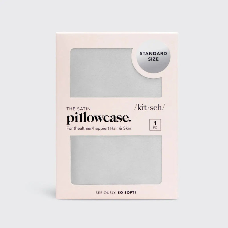 Kitsch Satin Pillowcase Silver