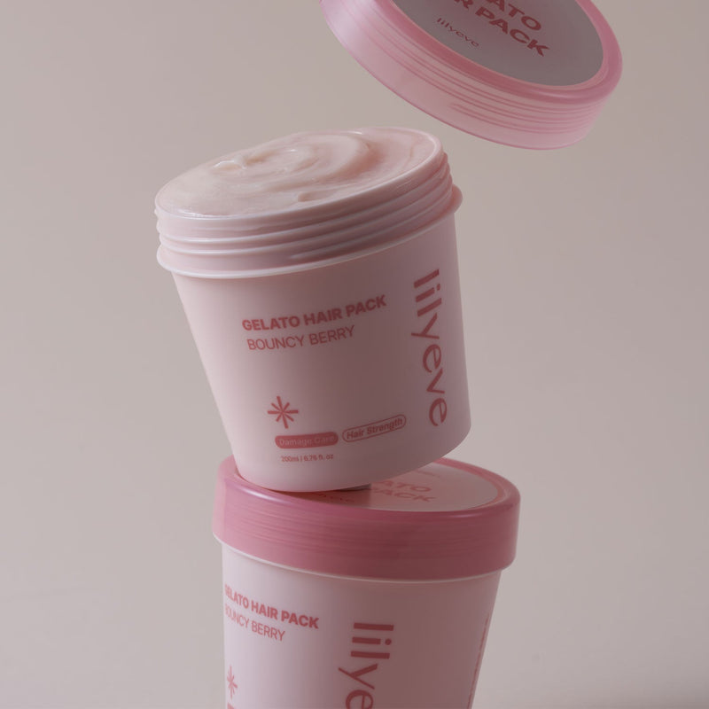 Lilyeve Repair Turn Gelato Hair Pack Bouncy Berry 5