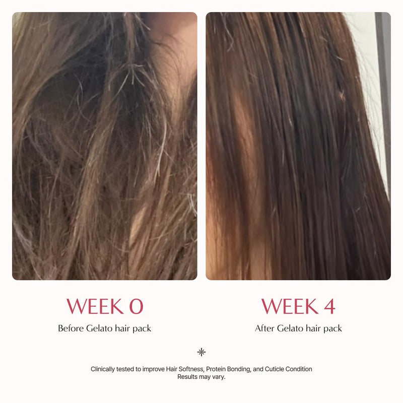 Lilyeve Repair Turn Gelato Hair Pack Silky Banana
