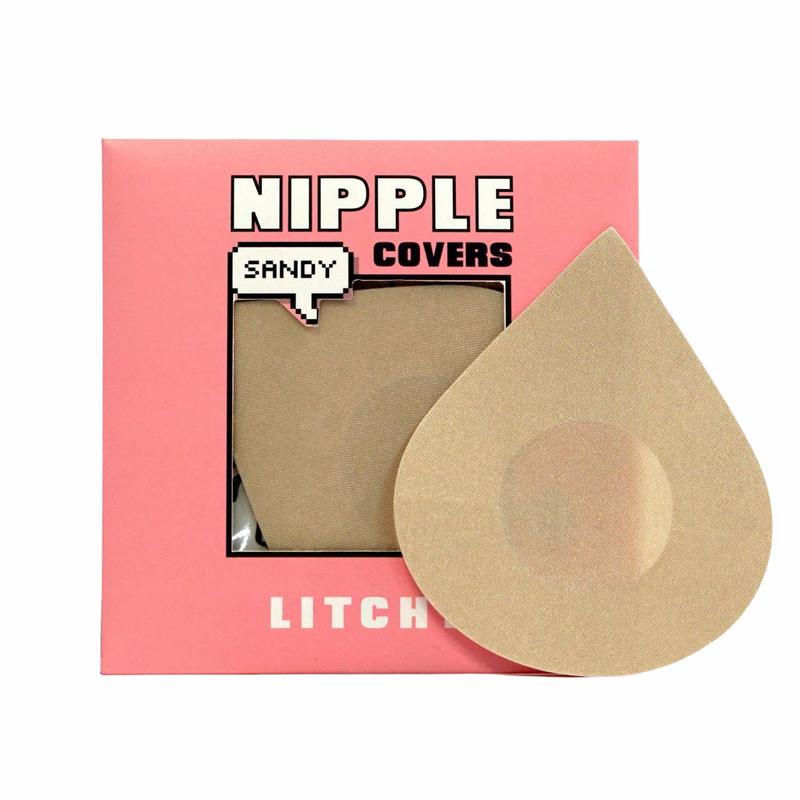 Litchy Nipple Covers Sandy