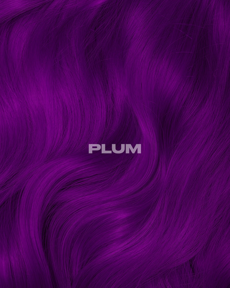 Lunar Tides Semi Permanent Hair Color Plum Purple, semi-permanente haarverf in dieppaars met roze ondertonen.