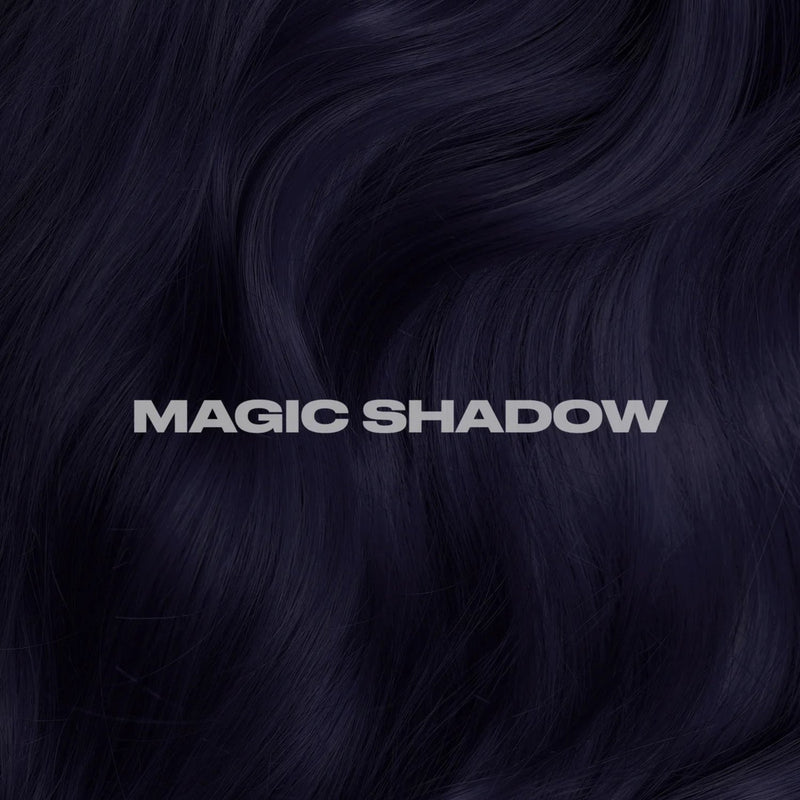 Lunar Tides Semi Permanent Hair Color Magic Shadow, blauwzwarte haarverf met glinsterende mica