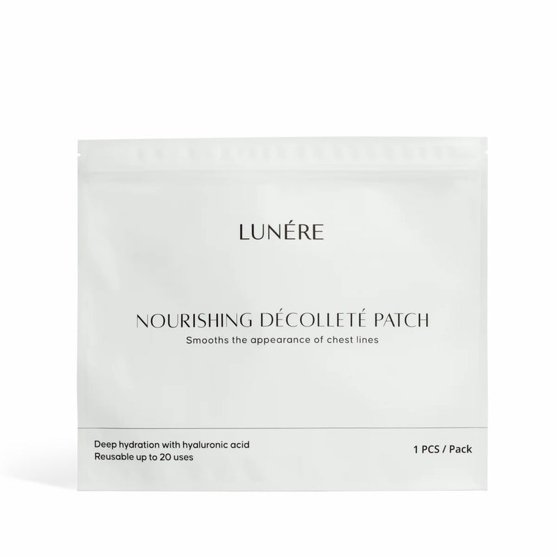 Lunere Nourishing Decolleté Patch, herbruikbare siliconen patch voor het decolleté