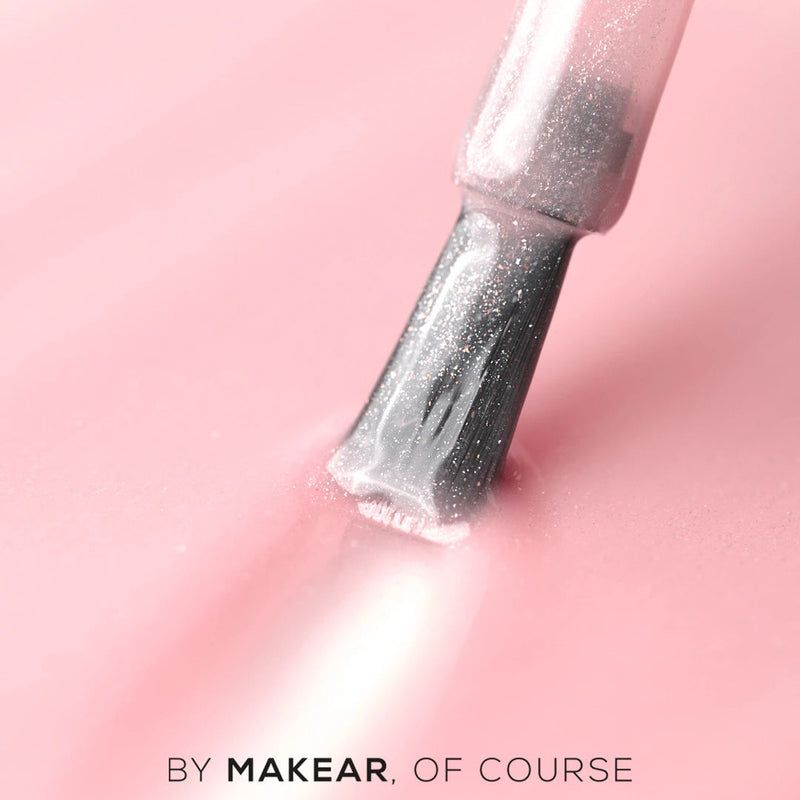 Makear UV Gel Polish 642, semi-transparante roze gellak met shimmer