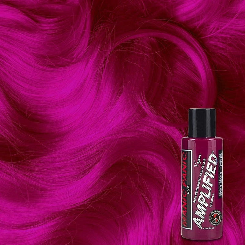 Manic Panic Amplified Cream Formula Hot Hot Pink, semi-permanente haarverf, foto 4 van 4