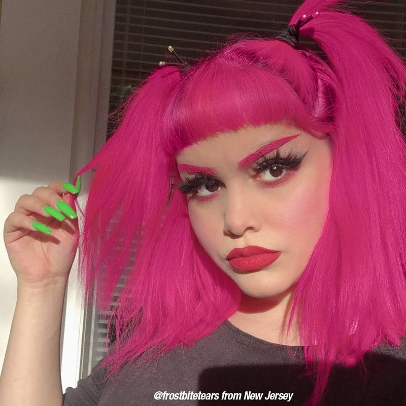 Manic Panic High Voltage Classic Cream Formula Hot Hot Pink, semi-permanente haarverf, foto 5 van 6