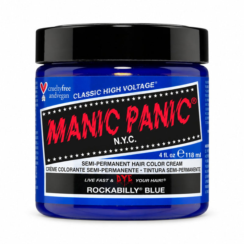 Manic Panic High Voltage Classic Cream Formula Rockabilly Blue, semi-permanente haarverf