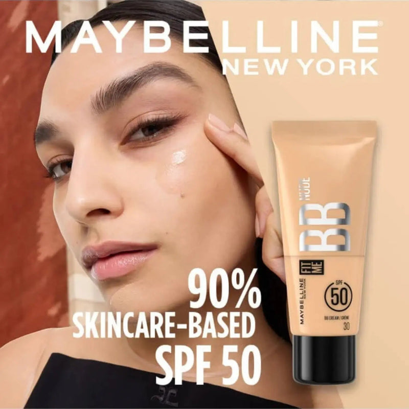 Maybelline Fit Me BB Cream Nude 10, lichte foundation met SPF 50, foto 2 van 8
