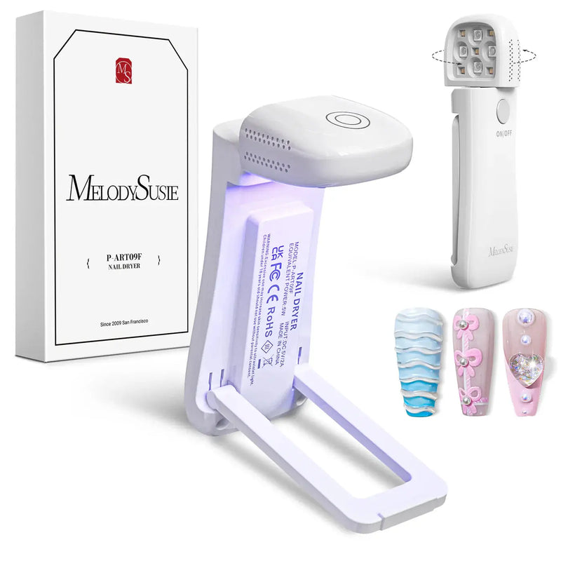 MelodySusie Foldable & Standable 2-in-1 Design LED/UV Nail Lamp
