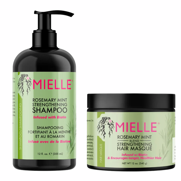 Mielle Organics Rosemary Mint Strenghtening Shampoo & Masque