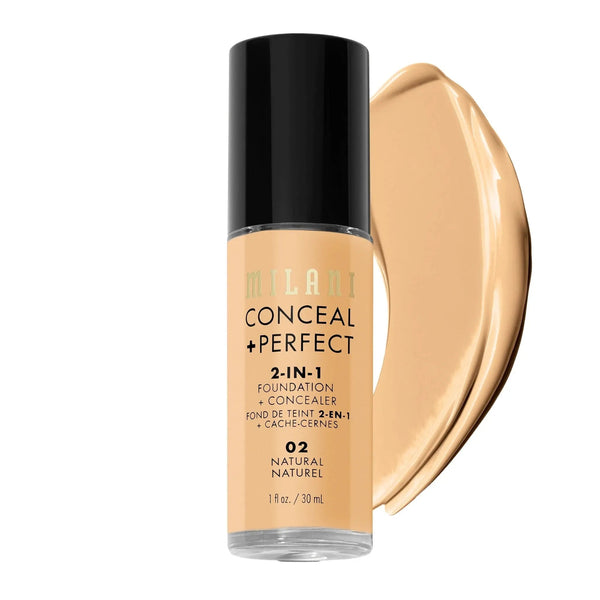 2-in-1 Foundation and Concealer 02 Natural