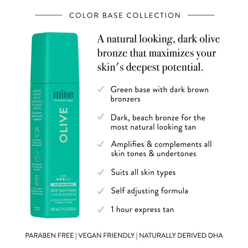 MineTan Olive Self Tan Foam