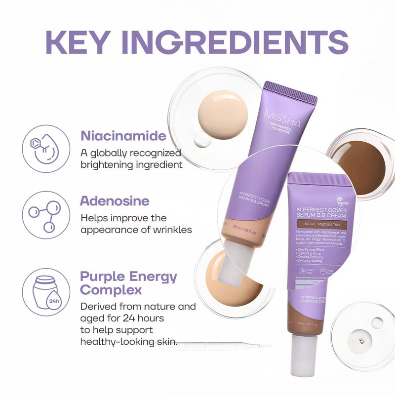 Missha M Perfect Cover Serum B.B Cream Pro 17 Fair