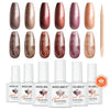 Gel Nail Polish Set Psychedelic Pearl