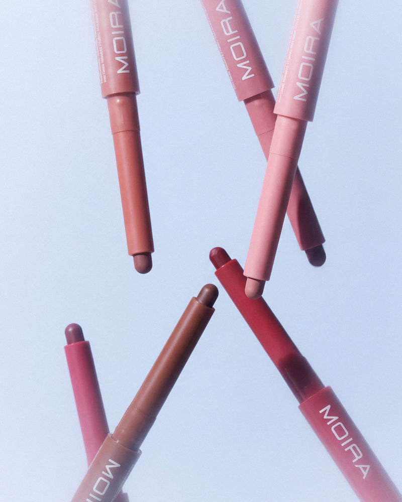 Moira Blur Lip Contour Liner 008 Camellia, romige lipliner met soft-focus matte finish, foto 7 van 7