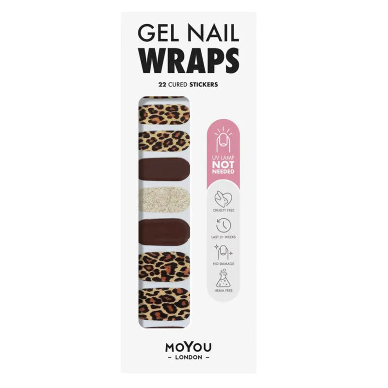 MoYou London Non-UV Gel Wraps Savage Chic
