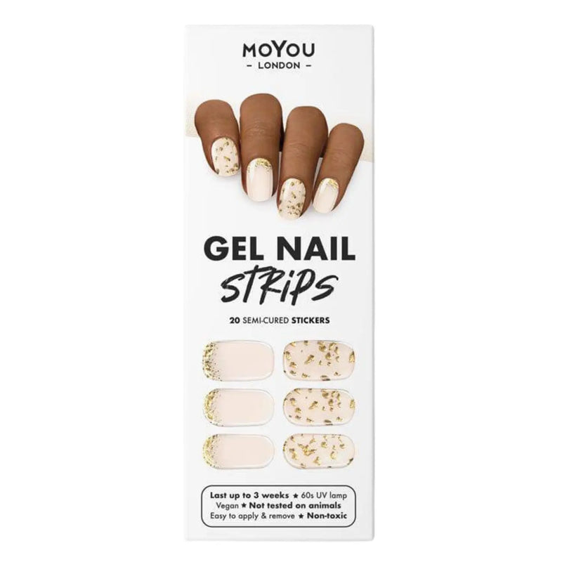 MoYou London UV Gel Strips No Pain No Champagne