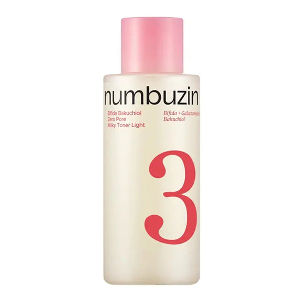 Numbuzin No.3 Bifida Bakuchiol Zero Pore Milky Toner Light