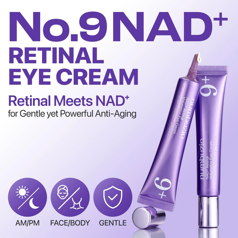 Numbuzin No.9 NAD+ Retinal Volumetox Eye Cream 20 ml.