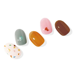 Semi Cured Gel Nail Strips Butterscotch