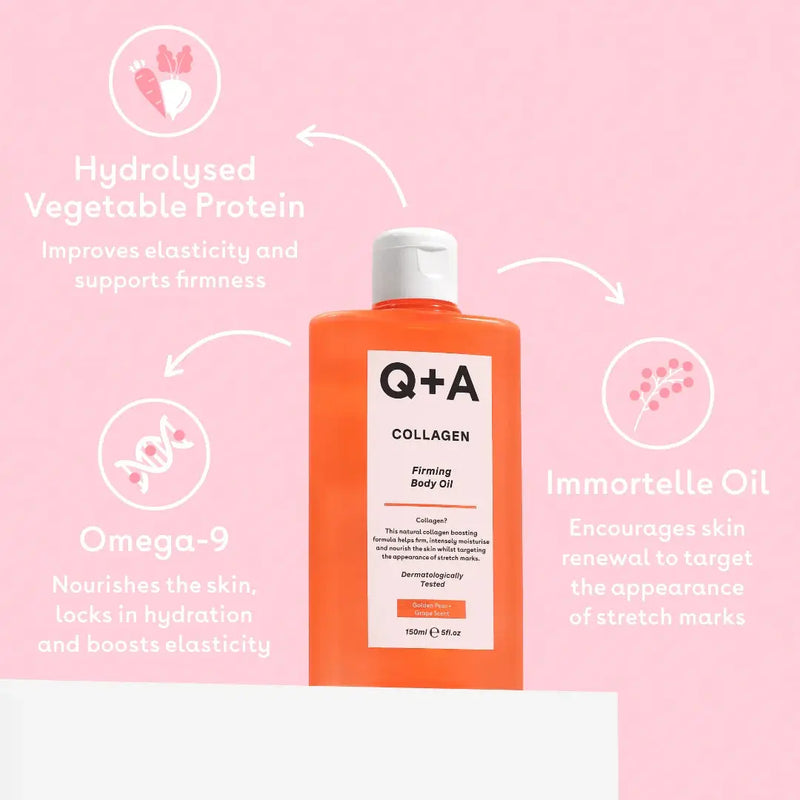 Q+A Collagen Body Oil