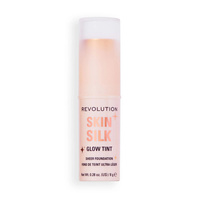 Revolution Skin Silk Glow Tint Sheer Foundation Stick Dark Neutral Warm, crèmige foundation stick, foto 5 van 5