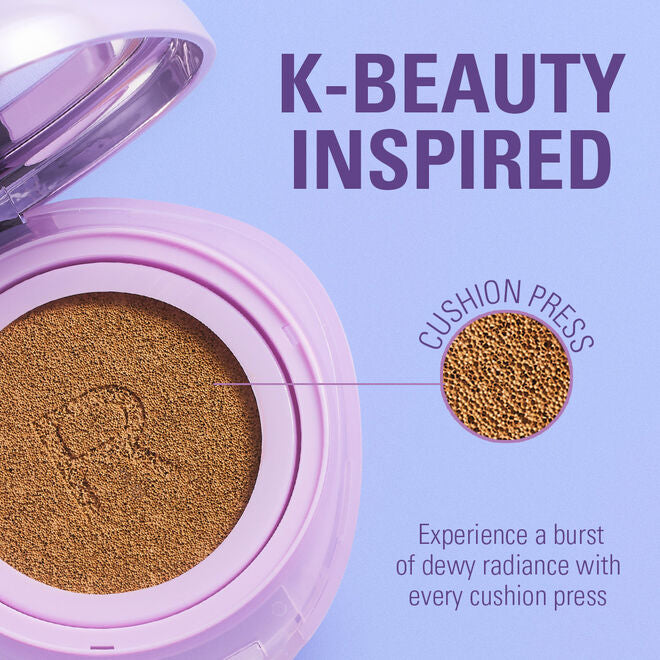 Revolution Superdewy Cushion Foundation Fair Cool, lichte foundation met dewy finish, foto 2 van 10