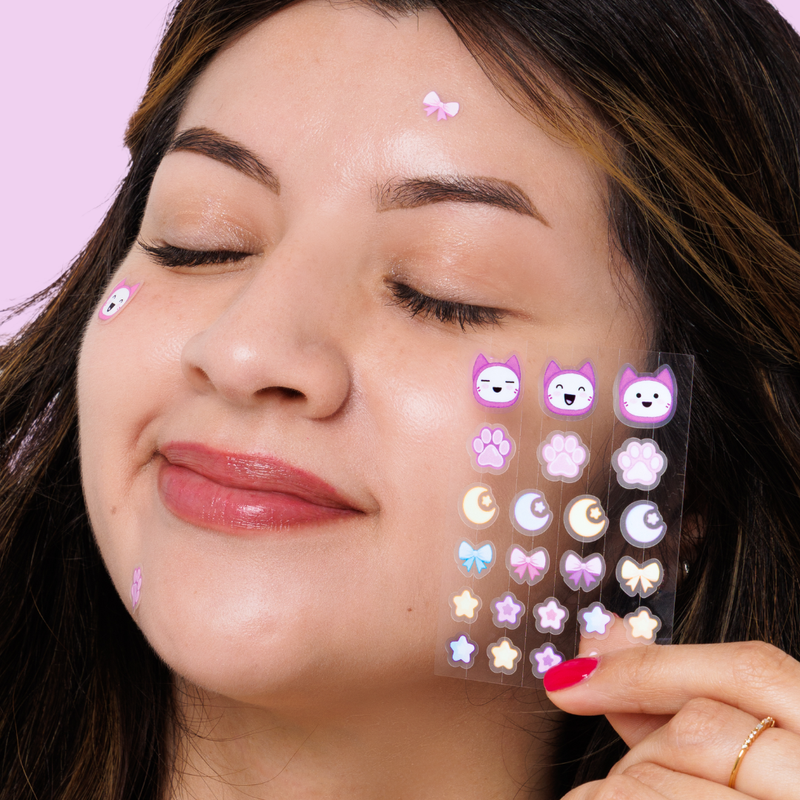 Rude Cosmetics Chibi Manga Collection Chibi Dotz! Pimple Patches Lazy Kuma, hydrocolloïde patches, foto 6 van 7