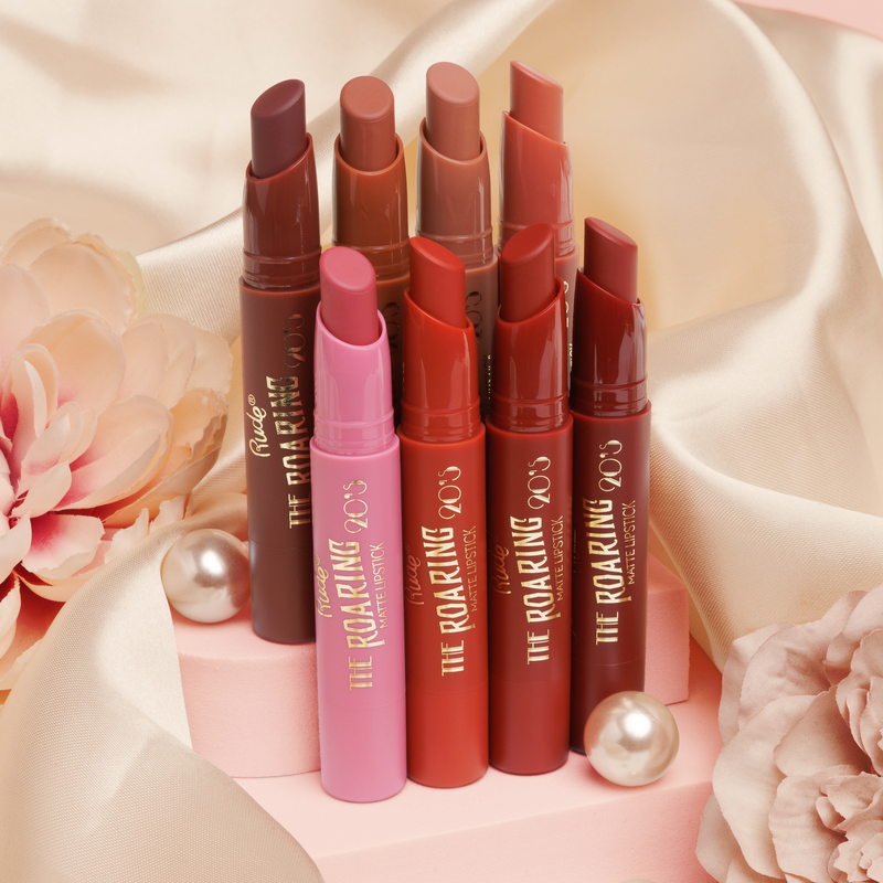 Rude Cosmetics Roaring 20's Matte Lipstick Dazzle, langhoudende matte lipstick, foto 5 van 6
