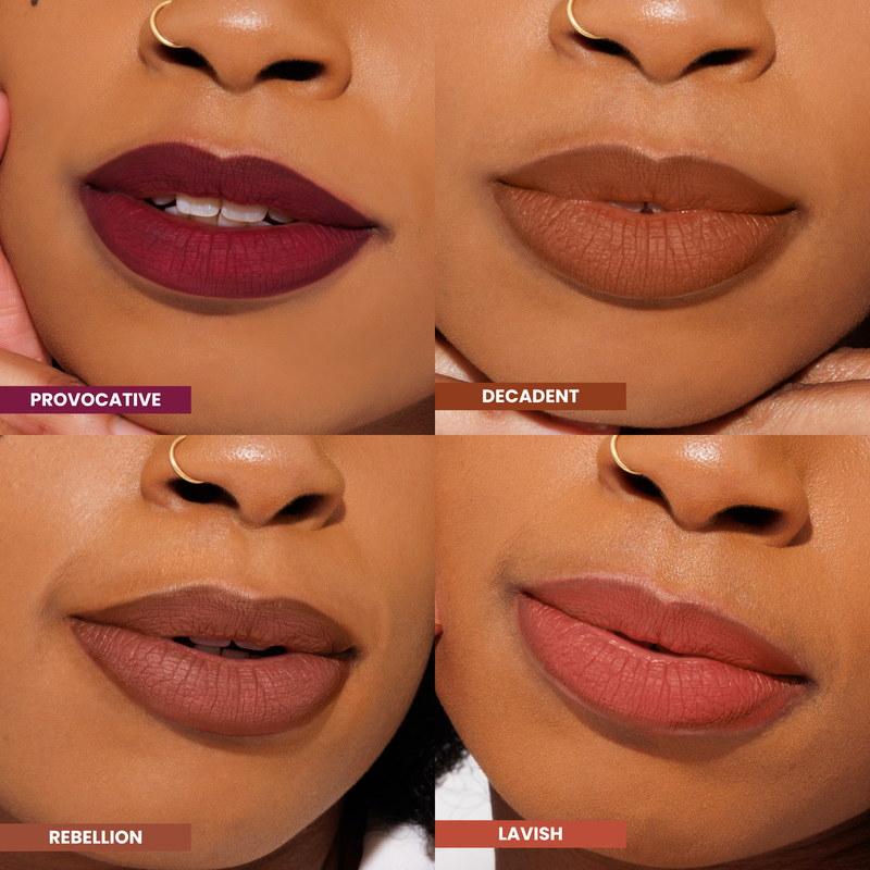 Rude Cosmetics Roaring 20's Matte Lipstick Ritzy, fluweelmatte lippenstift, foto 3 van 6