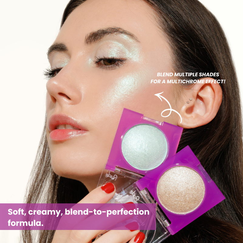 Rude Cosmetics The Glow Up! Diamond Highlighter Seafoam Sparkle voor een diamantachtige finish, foto 2 van 6